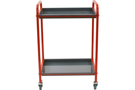 Тележка для инструментов Zatesov две полки, открытая ТТ-02-RED