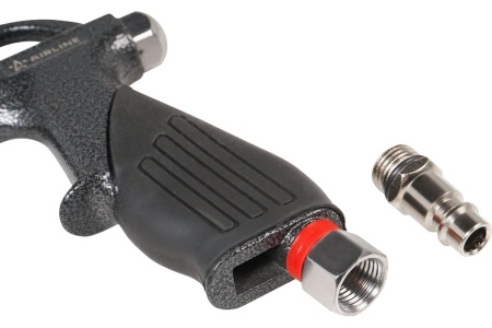 Продувочный пневматический пистолет Airline металл L=110 мм, прорезиненная рукоятка PRO ATBU022