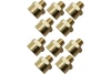 Переходник пневмо (10 шт; 1/8"НР - 1/4"ВР) Профитт 9276102