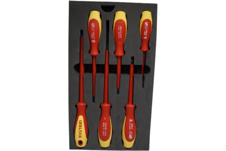 Набор диэлектрических отверток IZELTAS 6 предметов, 4140009106