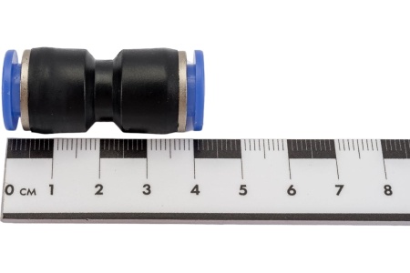 Фитинг-переходник Rockforce для пластиковых трубок 10x10 мм RF-SPU10