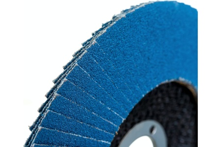 Круг наждачный лепестковый по металлу Plus (125х22.2 мм; Р120; циркониевый) CUTOP 72-125120