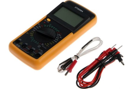 Мультиметр TUNDRA DT-9208А, ACV/DCV, ACA/DCA 1550213