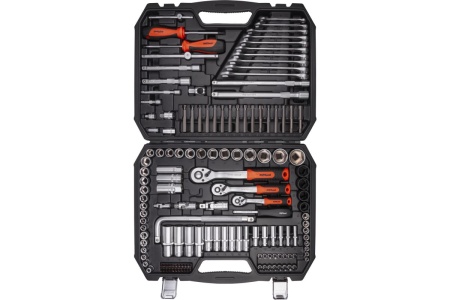 Набор инструмента AV STEEL 144 предмета 1/4",3/8",1/2" профессиональный AV-011144