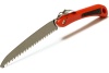 Садовая ножовка Greengo складная 40 см, рукоять оранжевая с черной вставкой пластик 150805