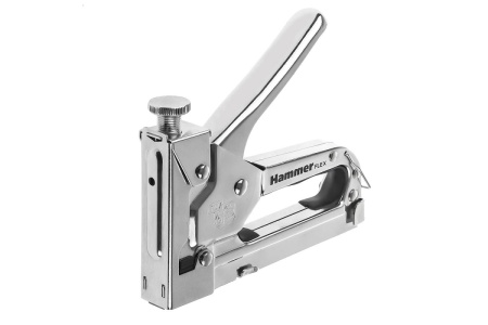 Механический степлер HAMMER Flex 309-006 скобы П4-14мм, тип 53, с регуриовкой удара 568993