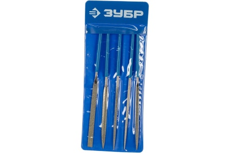 Набор надфилей с алмазным напылением 5 предметов ЗУБР 33386-140-H5
