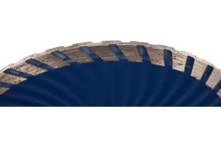 Диск алмазный отрезной Турбо волна (125 мм; 22.2 мм) для угловых шлифмашин Fit 37483