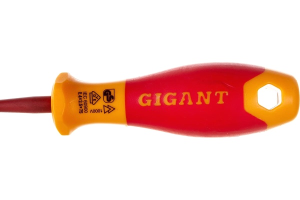Диэлектрическая отвертка Gigant SL 2.5x75 мм GDS SL 2575