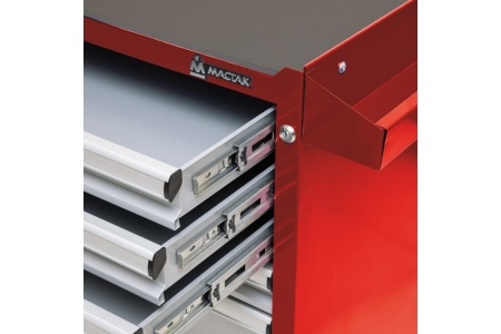 Инструментальная тележка МАСТАК ОПТИМА 5 ящиков, красная 521-05581MR