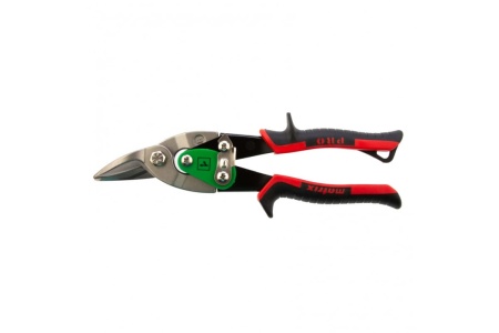 Ножницы по металлу Matrix PRO 250 мм, правый рез, сталь CRMO, двухкомпонентные рукоятки 78324