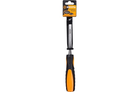 Стамеска-долото 12 мм 2 компонентная усиленная рукоятка CrV Вихрь 73/2/7/2