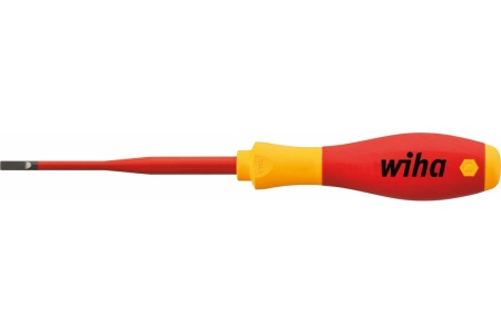 Отвертка Wiha SoftFinish electric slimFix шлиц SL5,5x125 мм 35391