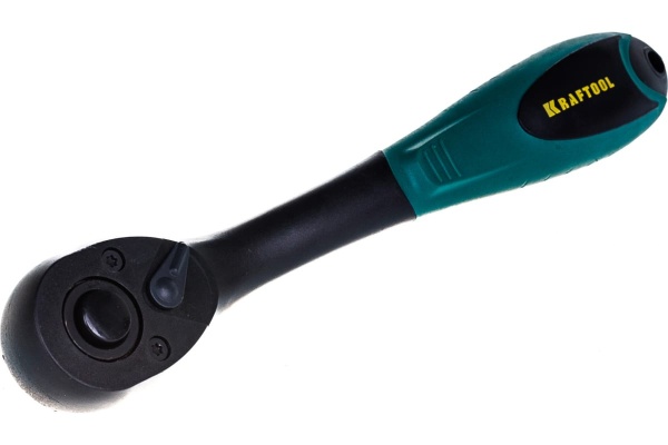 Трещотка для торцовых головок Kraftool Expert Сr-V сталь 72 зубца пластиковое покрытие 1/2" 27796-1/2_z02