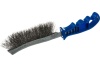 Металлическая щетка TUNDRA ручная оцинкованная, пластиковая рукоятка 2768013