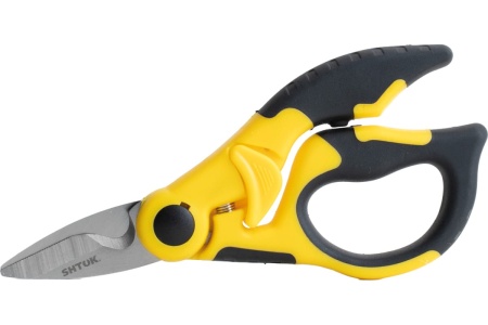 Ножницы электрика SHTOK НЭ-50 авторазжим, 150 мм 08222