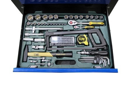 Тележка с инструментом AIST 146 пр. 4-32мм SL-гр 6 ящиков 0-901146M 00-00024693