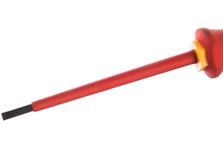 Диэлектрическая шлицевая отвертка 4х100мм Энкор 19691