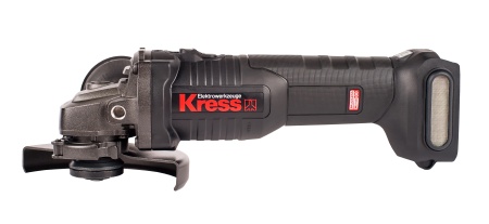 Угловая шлифмашина аккумуляторная KRESS, KU801, 20В, 125мм, 4Ач х2, ЗУ 6А, кейс