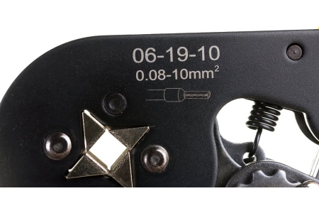 Квадратные пресс клещи Inforce 0.08-10 мм2 06-19-10