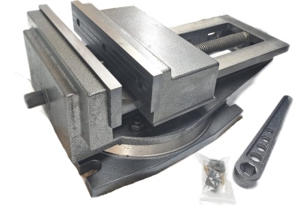 Станочные тиски TORNERI с открытым винтом поворотные L губок 320 мм, серия QB320 045771