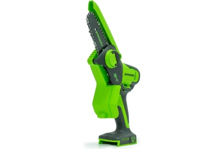 Аккумуляторная цепная мини пила GreenWorks 24V, 10 см, без АКБ и ЗУ 2008207