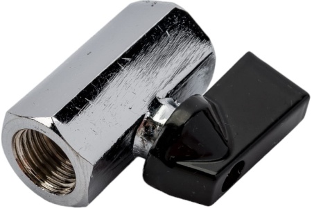 Шаровой кран переходник Pegas pneumatic резьба внутренняя 1/4" FXF  4403