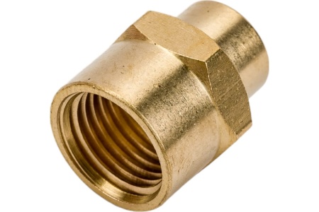 Соединитель резьбовой F1/4"xF1/8" ЭВРИКА ER-FF04/02