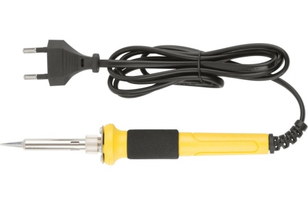 Паяльник FIT 220 В, керамический нагревательный элемент, пластиковая ручка, конусное медное жало, 50 Вт 60493