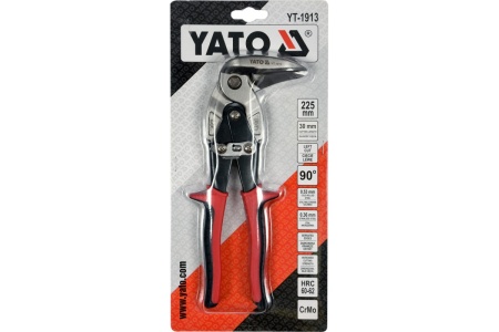 Ножницы по металлу YATO изогнутые, левые, 225мм YT-1913