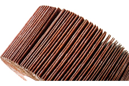 Круг веерный лепестковый (40х80 мм; Р180) Зубр 36604-180