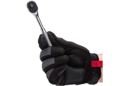 Цельнометаллическая трещотка для торцовых головок 72 зубца, 1/4" Kraftool EXPERT 27793-1/4_z*02