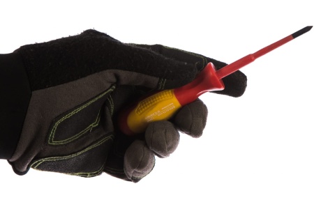 Диэлектрическая отвертка PH0х75мм, CrMo, до 1000В GROSS 12946