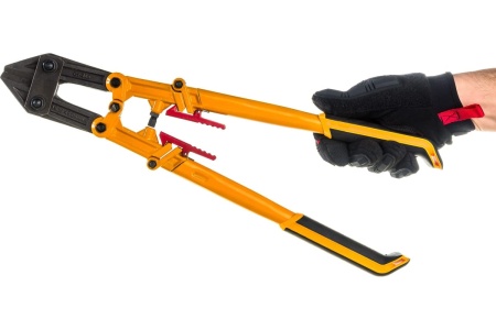 Stayer Болторез "EXPERT", складная конструкция, губки из Cr-Mo стали, двухкомп рукоятка, сталь HRC 42 до d= 8мм, 600мм 2331-060