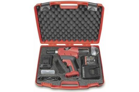 Аккумуляторный заклепочник FAR EXTRA EB640 O4.8 -7.8 (Al) в пластиковом кейсе 705107