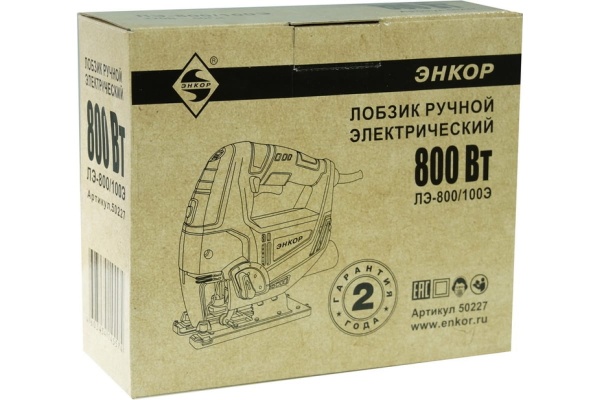 Лобзик Энкор ЛЭ-800/100Э 50227
