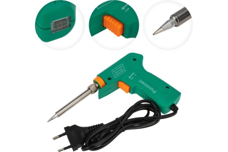 Импульсный паяльник 220В, 30-130Вт PROCONNECT HY-50G 12-0162-4
