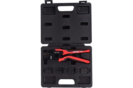 Пассатижи для обжима и зачистки проводов в наборе YATO 6 предметов (пластиковый кейс) YT-2245