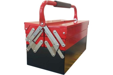 Металлический ящик для инструментов BIST 5-ти секционный, 420x200x200 мм BWD1327C