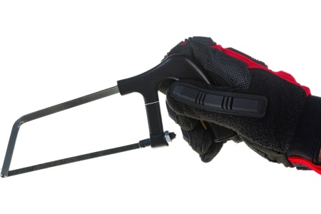 Ножовка TUNDRA по металлу хромированная, пластиковая рукоятка, 150 мм 881761