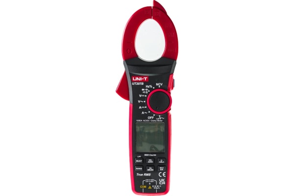 Токоизмерительные цифровые клещи UNI-T UT207B TrueRMS, AC/DC, 1000A, 00-0004256