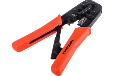 Обжимной инструмент, 2 гнезда, с храповиком NIKOMAX NMC-568R