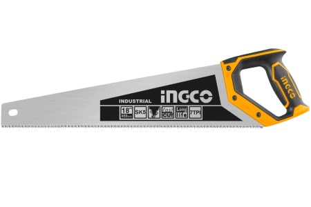 Ножовка по дереву INGCO INDUSTRIAL 450 мм HHAS28450