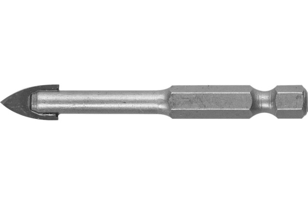 Сверло по стеклу и кафелю ЗУБР 2-х резцовый, 8 мм, шестигранный хвостовик 29840-08 Сверло по стеклу и кафелю ЗУБР 2-х резцовый, 8 мм, шестигранный хвостовик 29840-08