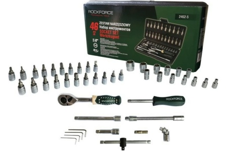 Набор торцевых головок и насадок ROCKFORCE RF-2462-5