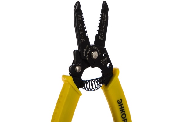 Электропассатижи для снятия изоляции 155 мм Энкор 19046