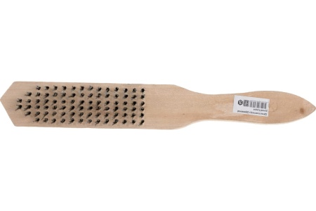 Ручная щетка SAMGRUPP с деревянной ручкой, по металлу, 6 рядов 16080