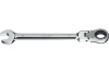 Комбинированный гаечный ключ трещоточный шарнирный Зубр ПРОФЕССИОНАЛ 27101-17