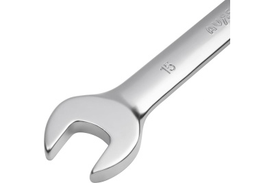 Комбинированный ключ трещоточный с шарниром 15мм AV Steel  AV-315215