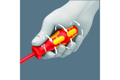 Отвёртка диэлектрическая Wera, VDE, SL 1.2х6.5х150 мм, WE-006125
